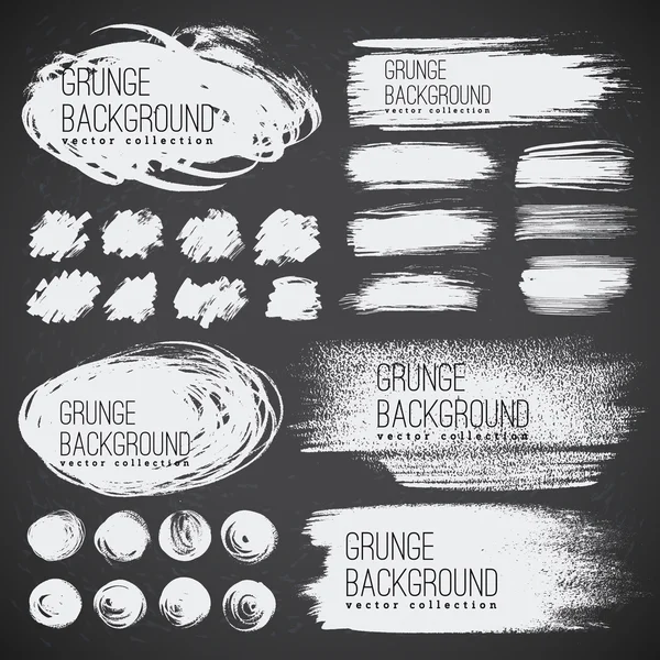 Reihe von Tintenflecken — Stockvektor