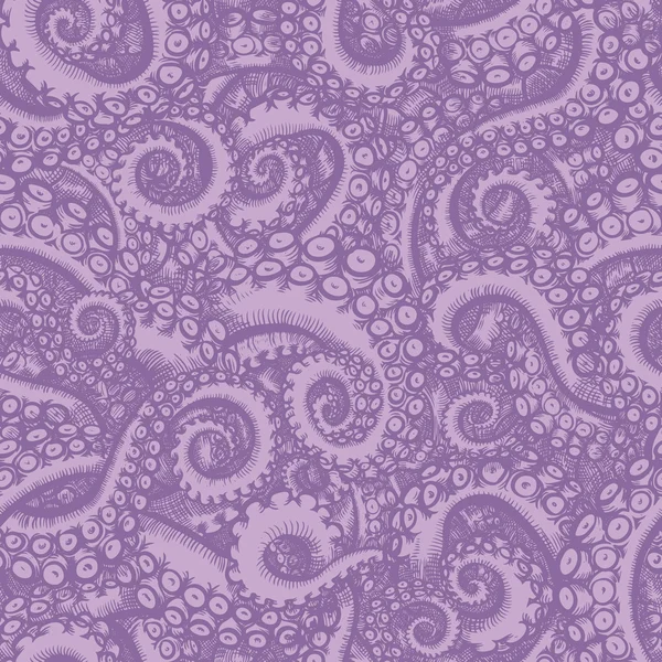 Octopus naadloze patroon — Stockvector