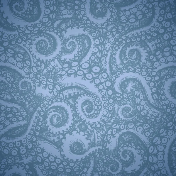 Octopus seamless pattern — Stock Vector