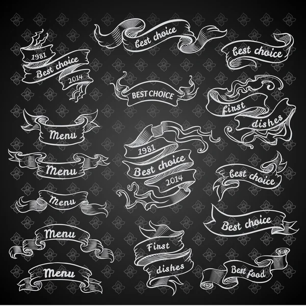 Vintage ribbon banners Vector Graphics