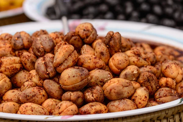 Meyve sıcak ve baharatlı salata. — Stok fotoğraf