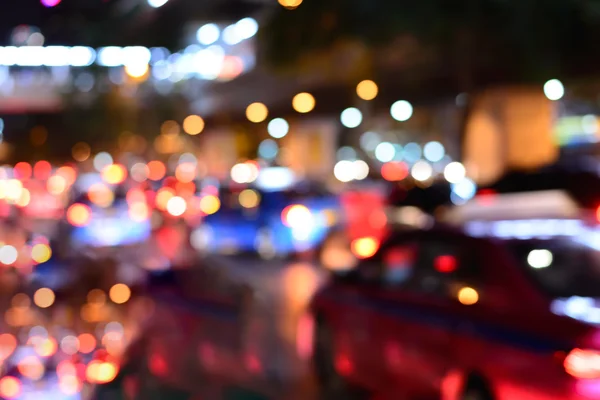 Blurred Traffic Jam Rush Hour Time — Stock Photo, Image