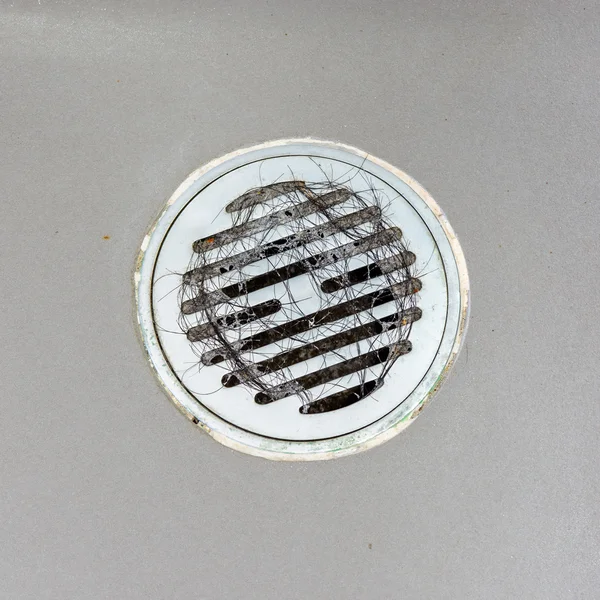 Saç yığın banyo drenaj.
