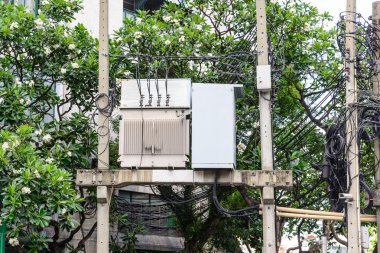 Elektrik Dağıtım trafosu.