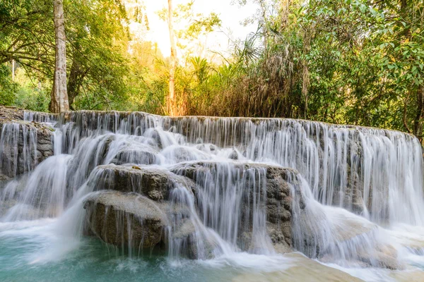 Kouangxi waterfall at Luangprabang in Laos. — Stock Photo, Image