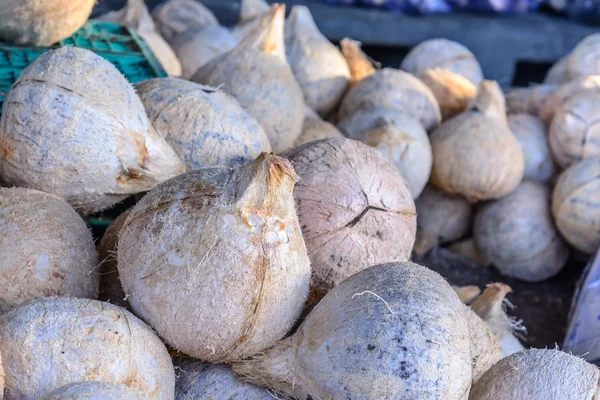 Coco marrón como ingrediente de postre . —  Fotos de Stock