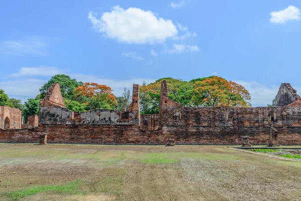 Stora palats av kung Narai, kung av Ayutthaya kungariket. — Stockfoto