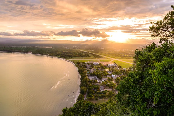 Vew aéreo da baía, Prachuap Khiri Khan Tailândia . — Fotografia de Stock