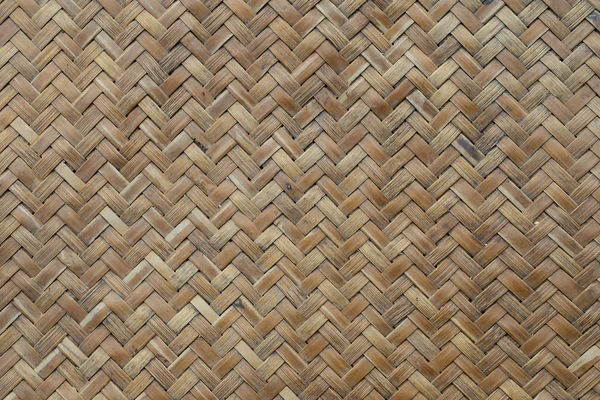 Handgewebte Textur aus Bambus. — Stockfoto