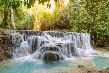 Kouangxi şelale Luang Prabang Laos.