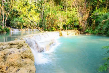 Kouangxi şelale Luang Prabang Laos.