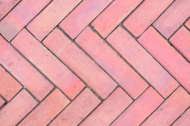 Walkpath döşeme kırmızı tuğla blok.