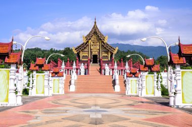 Royal Pavilion (Ho Kham Luang), Chiang Mai, Tayland.