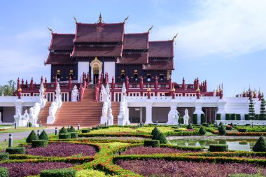 Royal Pavilion (Ho Kham Luang), Chiang Mai, Tayland.
