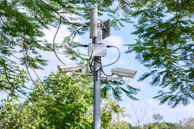 Seyahat yer izleme için güvenlik kamerası.