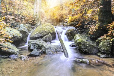 Milli Park, Saraburi Tayland güzel sonbahar şelale.