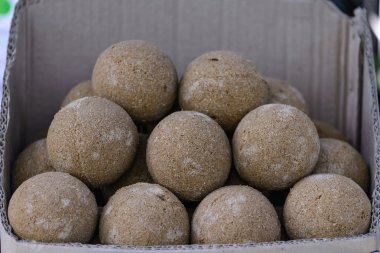 EM ball, Effective Microorganism Ball using for organic farming. clipart