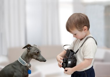 young photographer clipart