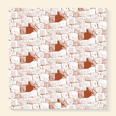 Kusursuz soyut grunge doku deseni. İllüstrasyona doku eklemek için çarpıcı desen. Dekorasyon için modern minimalist fayans. Beyaz arkaplanda izole edilmiş renkli eser dokular