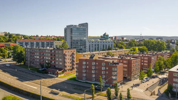 Oslo Norway Beautiful Panoramic Aerial View Photo Flying Drone Oslo — Stock Photo, Image