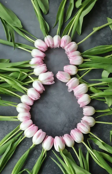 Tulipanes Para Día Las Mujeres Fotos de stock