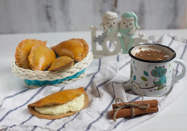 Kake med smøreost – stockfoto