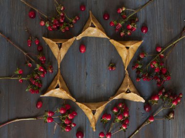 Hamantaschen kurabiye, Purim Yahudi tatil