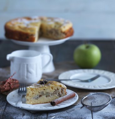 lezzetli elmalı turta