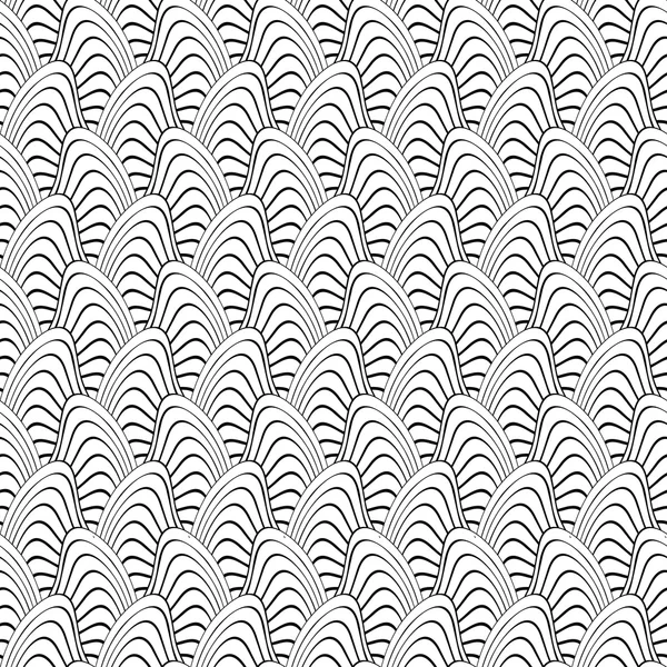 Abstract monochrome seamless pattern. — Stock Vector