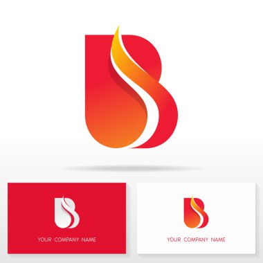 mektup b logo simge tasarım şablonu öğeleri - illüstrasyon