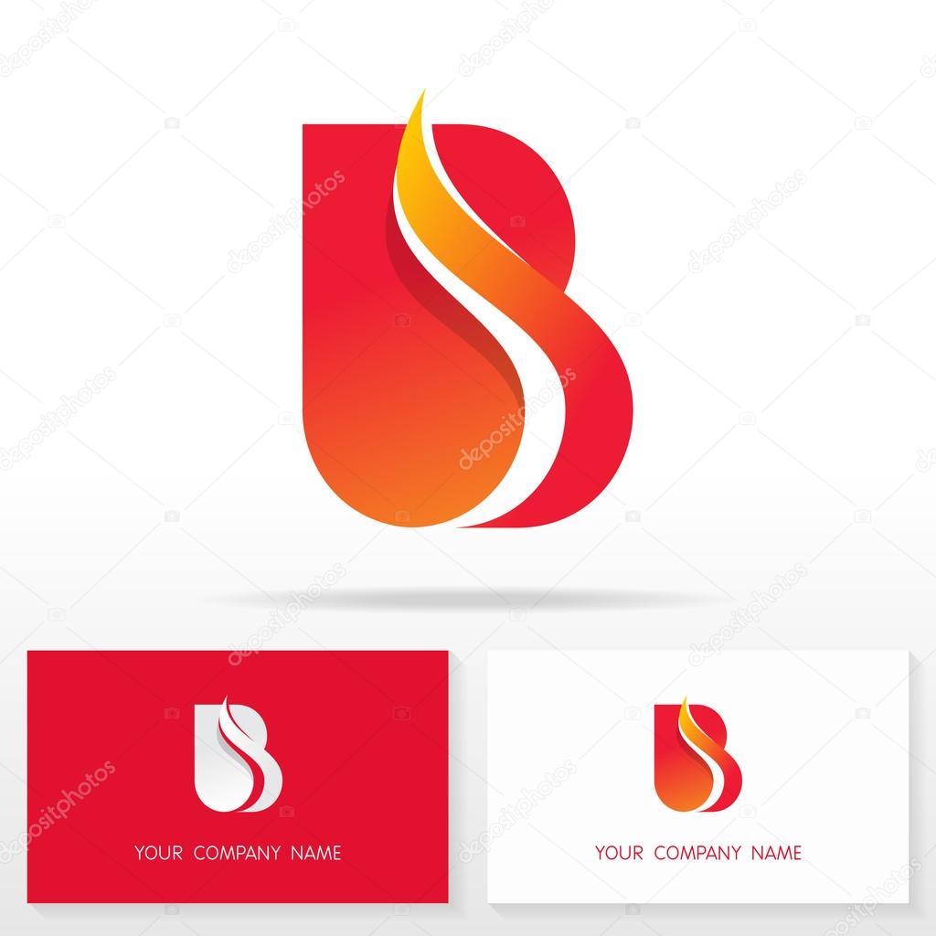 Letter B logo icon design - vector sign. Business card templates