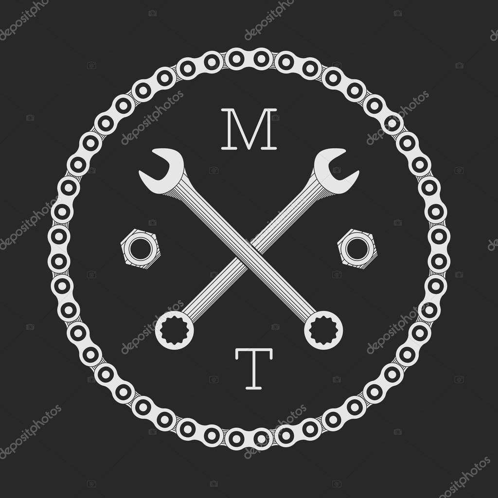 Сar or bike workshop logo template (concept). Vector illustration. Stock  Vector by ©Epifantsev 70800873, image size:1024x1024
