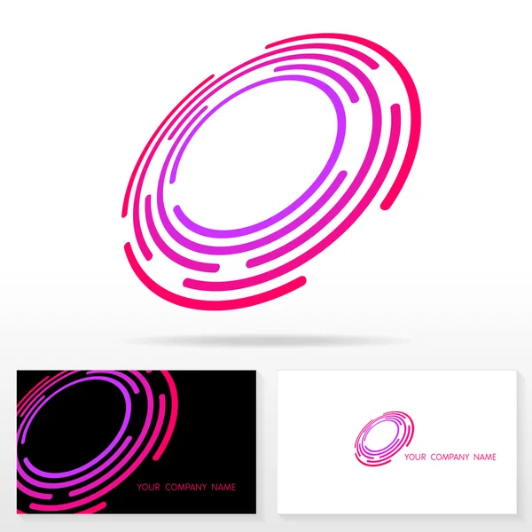 Buchstabe o Logo Symbol Design-Vorlagen-Elemente - Illustration. — Stockvektor