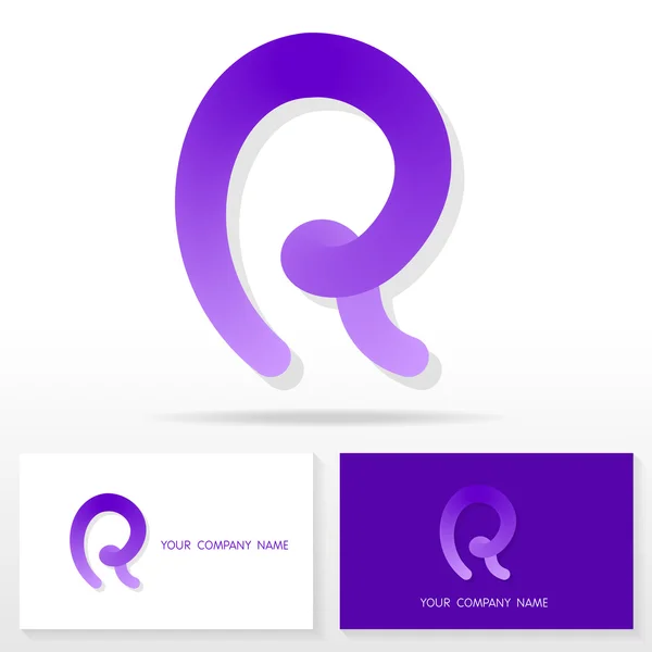 Éléments de modèle de conception d'icône de logo Lettre R - Illustration . — Image vectorielle