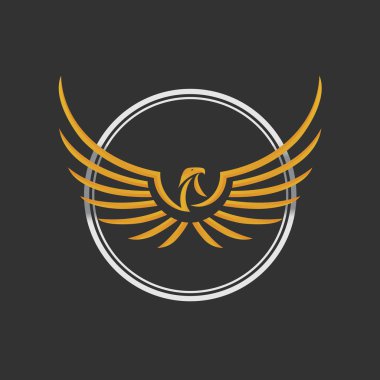 Eagle Logo Icon Design Template. Stock vector. clipart