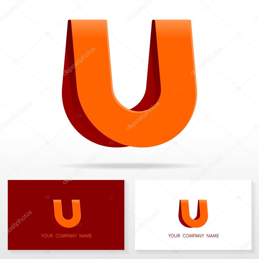 Letter U logo icon design template elements - Vector Illustration.