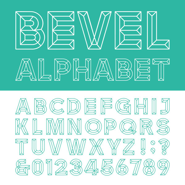 Скошенный алфавитный векторный шрифт
.