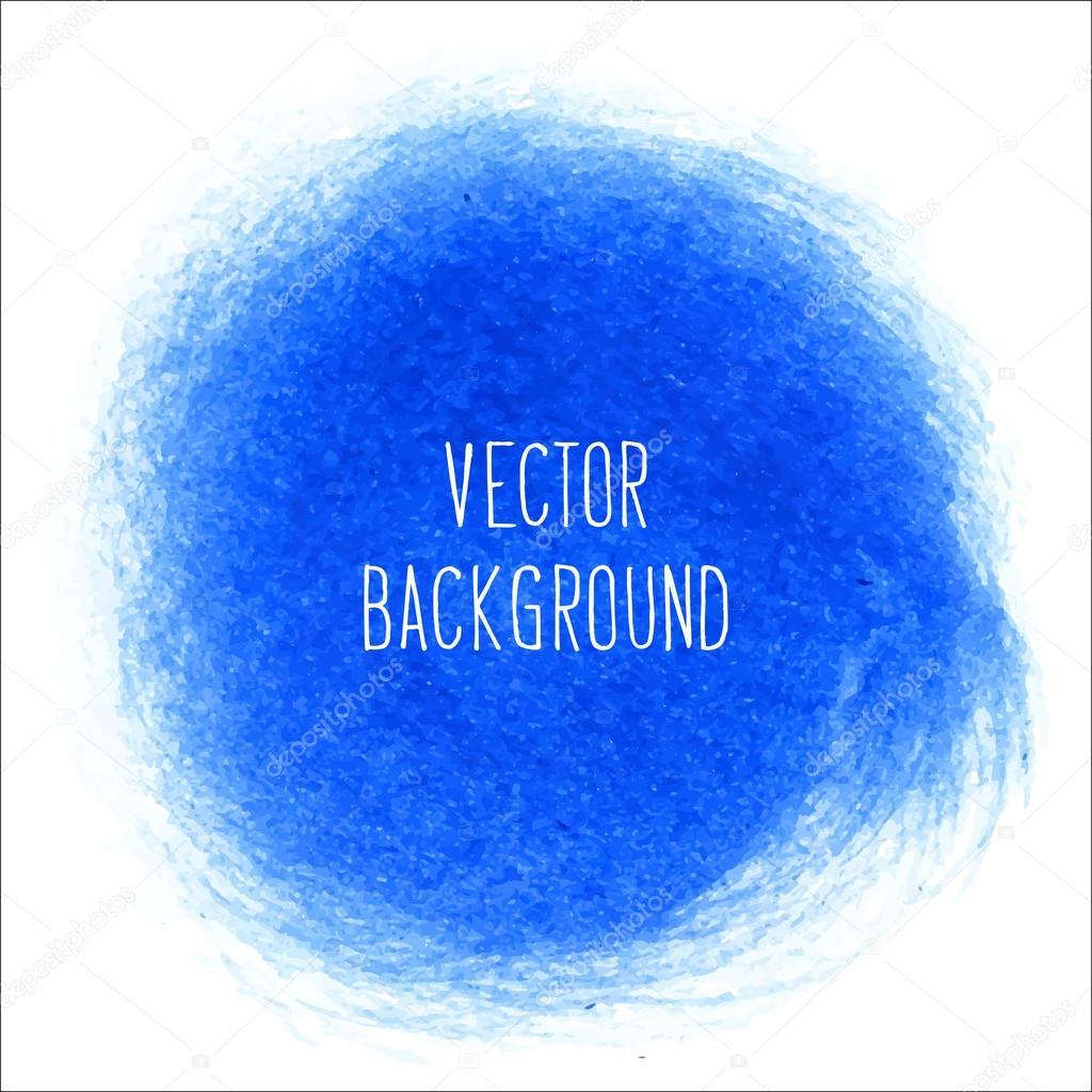 Blue colored paint background - Vector Illustration.