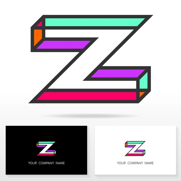 Letter Z logo icon design template elements - Vector Illustration. — Διανυσματικό Αρχείο