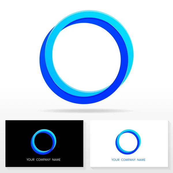 Lettre O éléments de modèle de conception d'icône de logo - Illustration . — Image vectorielle