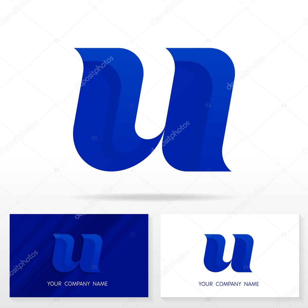 Letter U logo icon design template elements - Illustration.