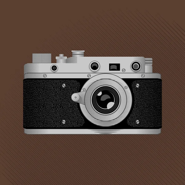 Oldtimer-Fotokamera. — Stockvektor