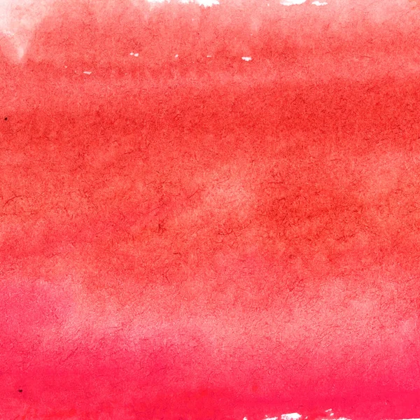 Abstracto Rojo Gradiente Acuarela Fondo Relleno Hoja Papel Texturizado — Foto de Stock