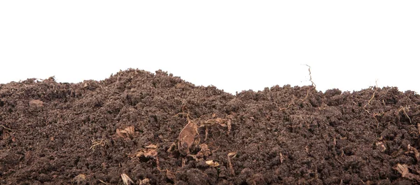 Soils for plants. isolated on white background — Stock Photo, Image