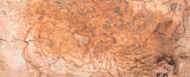 eski tuğla kırmızı kil arka planını yaptı