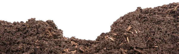 Soils for plants. isolated on white background — Stock Photo, Image