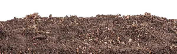Soils for plants. isolated on white background — Stock Photo, Image