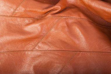 Turuncu deri patchwork. arka plan