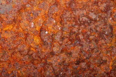 paslı metal levha. Makro arka plan