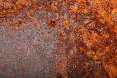 paslı metal levha. Makro arka plan
